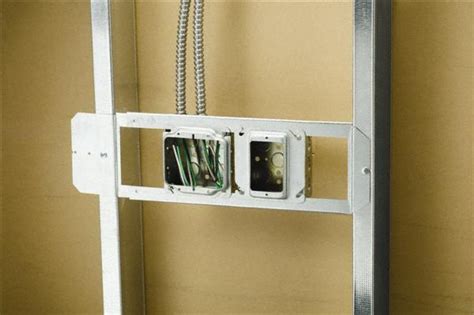 caddy metal stud box support|nvent caddy box wall.